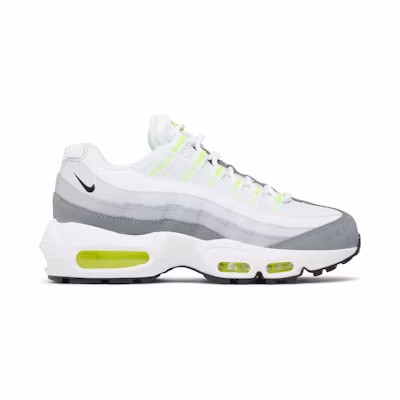 (Youth) Nike Air Max 95 Recraft 'Logos Pack - White Neon'