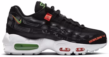 (Youth) Nike Air Max 95 Recraft SE 'Worldwide - Black' CV7623-001 (Youth) Nike Air Max 95 Recraft SE 'Worldwide - Black' CV7623-001