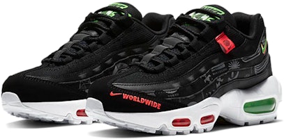 (JR) 나이키 에어맥스 95 리크래프트 SE "월드와이드 - 블랙" CV7623-001 Lookbook (JR) 나이키 에어맥스 95 리크래프트 SE "월드와이드 - 블랙" CV7623-001
