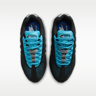 (JR) Nike Air Max 95 SE 黑色/伽瑪藍/金屬銀/鉻 IR2756-001 Shop (JR) Nike Air Max 95 SE 黑色/伽瑪藍/金屬銀/鉻 IR2756-001