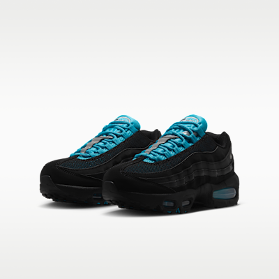 Purchase (JR) Nike Air Max 95 SE 黑色/伽瑪藍/金屬銀/鉻 IR2756-001