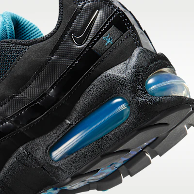 (JR) Nike Air Max 95 SE 黑色/伽瑪藍/金屬銀/鉻 IR2756-001 Cheap (JR) Nike Air Max 95 SE 黑色/伽瑪藍/金屬銀/鉻 IR2756-001
