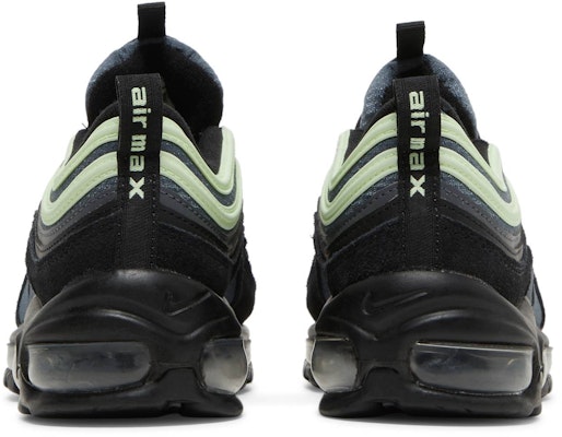 Nike Air Max 97 輕盈復古 透氣 低筒 跑步鞋 GS 黑綠色 Details for Nike Air Max 97 輕盈復古 透氣 低筒 跑步鞋 GS 黑綠色