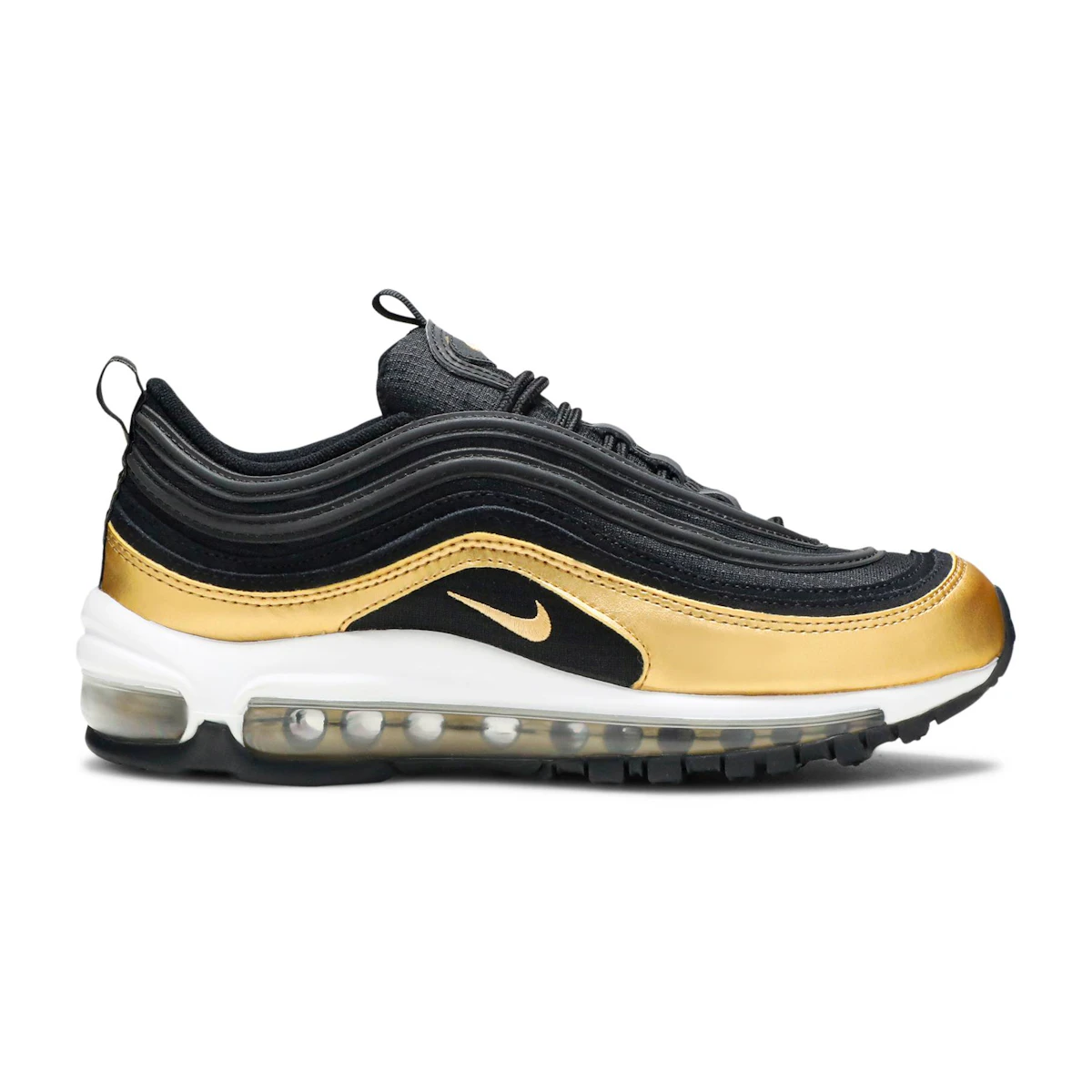 Buy (Youth) Nike Air Max 97 'Black Metallic Gold' 921522-014
