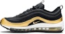 (JR) Nike Air Max 97 'Hitam Emas Metalik' 921522-014