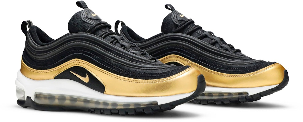 (JR) Nike Air Max 97 'Hitam Emas Metalik' 921522-014 Cheap (JR) Nike Air Max 97 'Hitam Emas Metalik' 921522-014