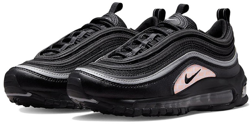 Nike Air Max 97 低筒 跑步鞋 GS 黑 Lookbook Nike Air Max 97 低筒 跑步鞋 GS 黑