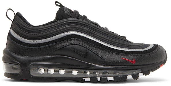 Nike Air Max 97 全掌氣墊 低筒 跑步鞋 GS 黑銀 Buy Nike Air Max 97 全掌氣墊 低筒 跑步鞋 GS 黑銀