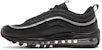 (JR) Nike Air Max 97 'Hitam Sport Merah' 921522-028