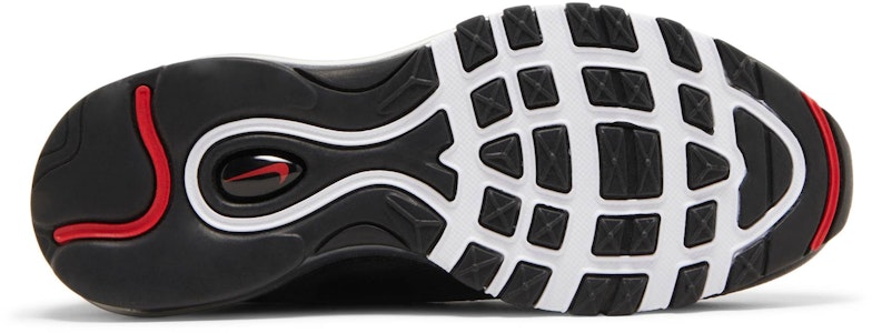 Nike Air Max 97 全掌氣墊 低筒 跑步鞋 GS 黑銀 Shop Nike Air Max 97 全掌氣墊 低筒 跑步鞋 GS 黑銀