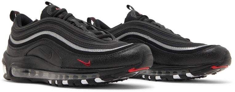 Nike Air Max 97 全掌氣墊 低筒 跑步鞋 GS 黑銀 Cheap Nike Air Max 97 全掌氣墊 低筒 跑步鞋 GS 黑銀