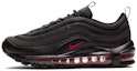 Buy Nike Air Max 97 低筒 跑步鞋 GS 黑紅色