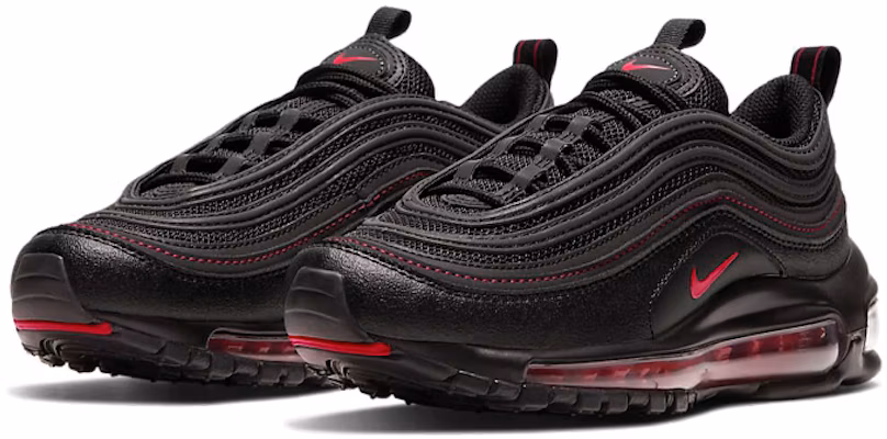 Nike Air Max 97 低筒 跑步鞋 GS 黑紅色 Lookbook Nike Air Max 97 低筒 跑步鞋 GS 黑紅色