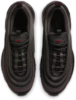 Nike Air Max 97 低筒 跑步鞋 GS 黑紅色 Shop Nike Air Max 97 低筒 跑步鞋 GS 黑紅色
