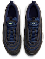 (JR) Nike Air Max 97 'Midnight Navy Lemon' Pria/Wanita Sepatu Sneakers 921522-018 Shop (JR) Nike Air Max 97 'Midnight Navy Lemon' Pria/Wanita Sepatu Sneakers 921522-018