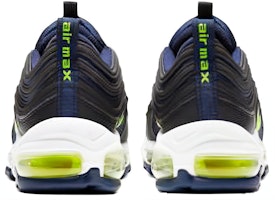 (JR) Nike Air Max 97 'Midnight Navy Lemon' Pria/Wanita Sepatu Sneakers 921522-018 Purchase (JR) Nike Air Max 97 'Midnight Navy Lemon' Pria/Wanita Sepatu Sneakers 921522-018
