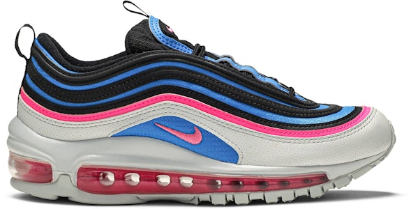 (JR) Nike Air Max 97 'Platinum Biru Merah Jambu' 921522-012 Buy (JR) Nike Air Max 97 'Platinum Biru Merah Jambu' 921522-012