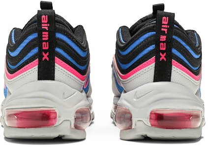 (JR) Nike Air Max 97 'Platinum Biru Merah Jambu' 921522-012 Details for (JR) Nike Air Max 97 'Platinum Biru Merah Jambu' 921522-012