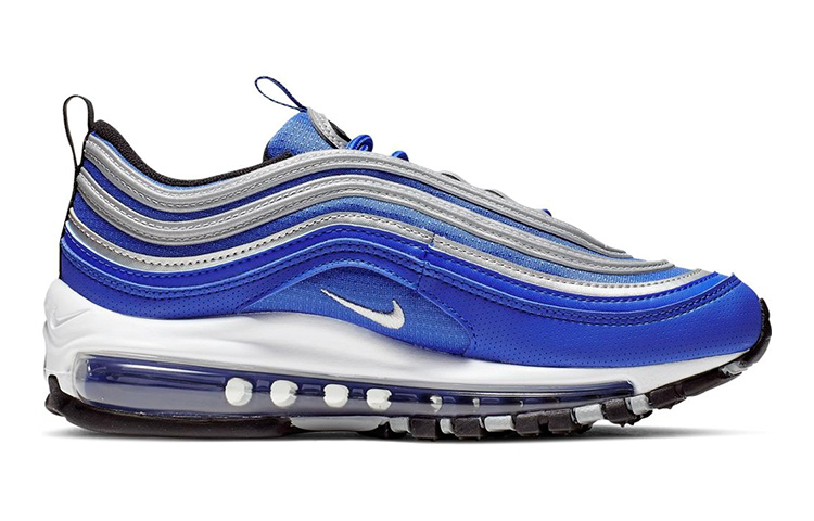 Order 耐吉Air Max 97 低筒跑步鞋 GS 藍灰白
