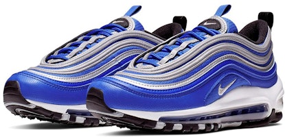 (JR) Nike Air Max 97 'Biru Racer Perak Metalik' 921522-406 Lookbook (JR) Nike Air Max 97 'Biru Racer Perak Metalik' 921522-406