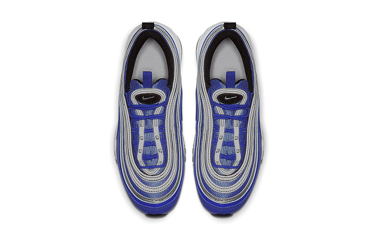 Shop 耐吉Air Max 97 低筒跑步鞋 GS 藍灰白