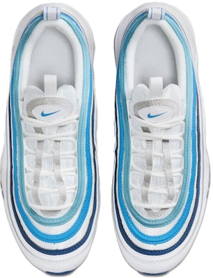 (Youth) Nike Air Max 97 'Summit White Court Blue' 921522-120 Shop (Youth) Nike Air Max 97 'Summit White Court Blue' 921522-120
