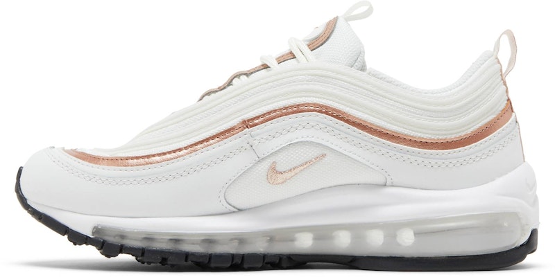 Nike Air Max 97 復古 低筒 跑步鞋 GS 白金 Lookbook Nike Air Max 97 復古 低筒 跑步鞋 GS 白金