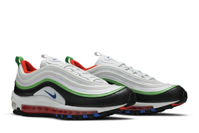 (Youth) Nike Air Max 97 'White Royal Green Nebula' 921522-105