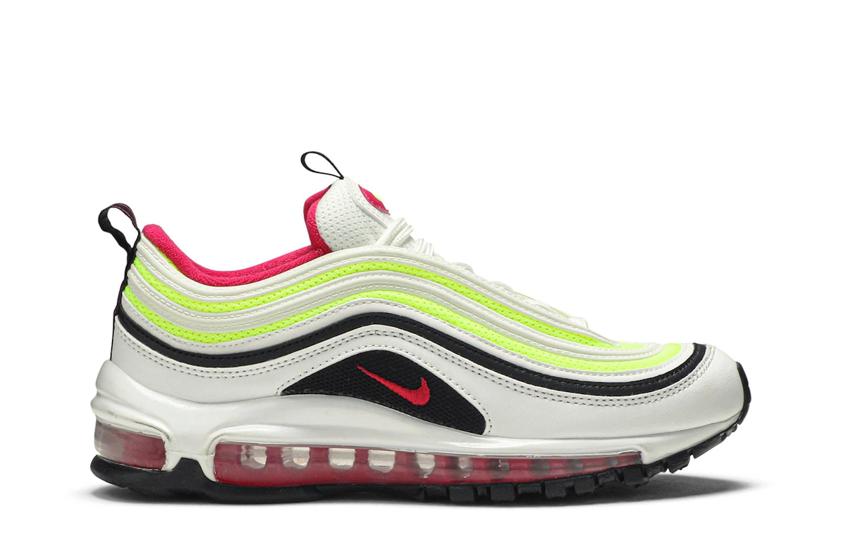(Youth) Nike Air Max 97 'White Rush Pink Volt' CJ9978-100