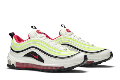 (Youth) Nike Air Max 97 'White Rush Pink Volt' CJ9978-100