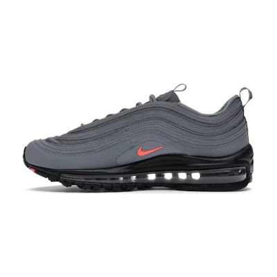 (Youth) Nike Air Max 97 BG 'Cool Grey Crimson'