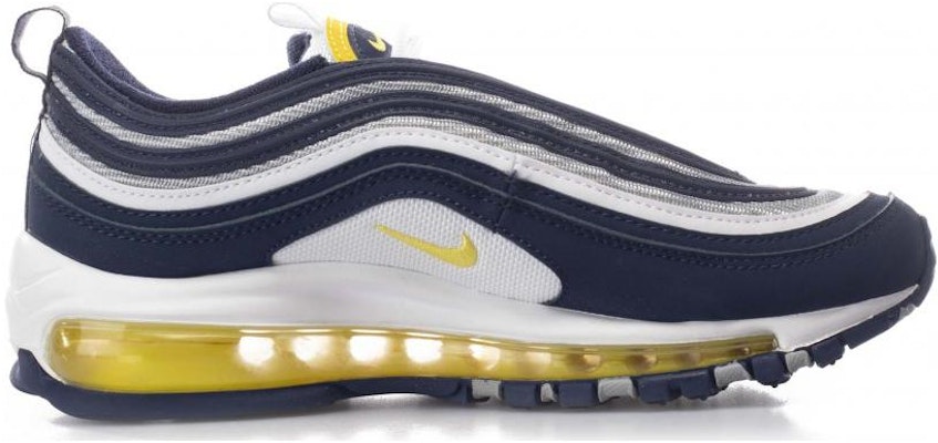 (Youth) Nike Air Max 97 BG 'Dark Blue Opti Yellow' BQ7551-102 Order (Youth) Nike Air Max 97 BG 'Dark Blue Opti Yellow' BQ7551-102
