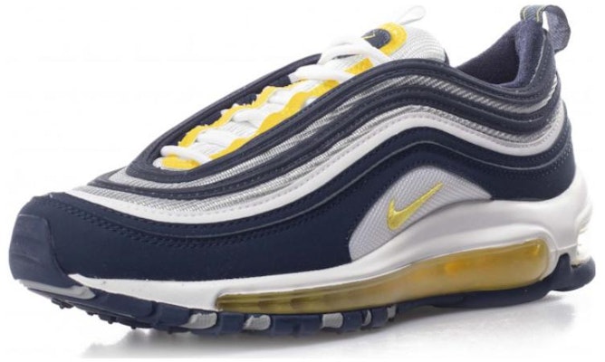 (JR) Nike Air Max 97 BG 'Azul Oscuro y Amarillo Opti' BQ7551-102 Lookbook (JR) Nike Air Max 97 BG 'Azul Oscuro y Amarillo Opti' BQ7551-102