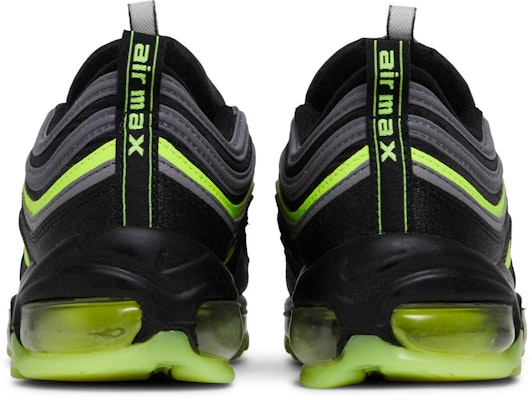 Nike Air Max 97 (GS) 全掌氣墊 低筒運動跑步鞋 黑綠 Details for Nike Air Max 97 (GS) 全掌氣墊 低筒運動跑步鞋 黑綠