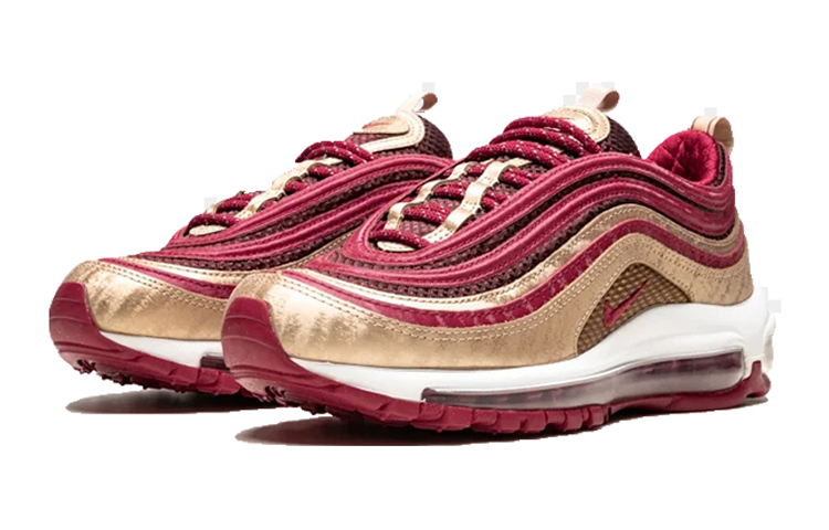 Order (JR) Nike Air Max 97 QS 'Noble Red' Lelaki Wanita Kasut Sukan BQ4429-600