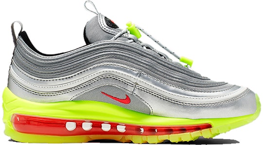 Nike Air Max 97 (GS) 防滑耐磨 低筒 跑步鞋 女款 銀 Order Nike Air Max 97 (GS) 防滑耐磨 低筒 跑步鞋 女款 銀