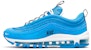 (JR) Nike Air Max 97 SE 'Blue Hero' Lelaki Perempuan Sneakers AV3180-400
