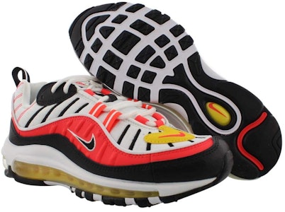 (JR) Nike Air Max 98 'Hitam Merah Cerah' BV4872-007 Shop (JR) Nike Air Max 98 'Hitam Merah Cerah' BV4872-007
