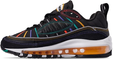 (Youth) Nike Air Max 98 'Black Multi' CJ7393-001 (Youth) Nike Air Max 98 'Black Multi' CJ7393-001