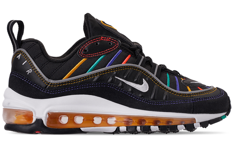 Order (JR) Nike Air Max 98 'Hitam Multi' CJ7393-001