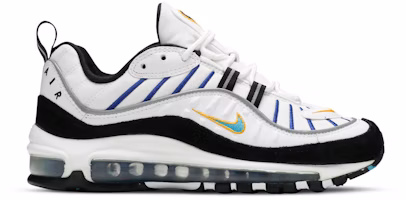(Youth) Nike Air Max 98 'Heel Logo' CJ7393-100 (Youth) Nike Air Max 98 'Heel Logo' CJ7393-100