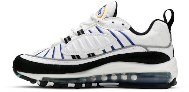 (JR) 耐克 Air Max 98 '脚跟标志' CJ7393-100 Lookbook (JR) 耐克 Air Max 98 '脚跟标志' CJ7393-100