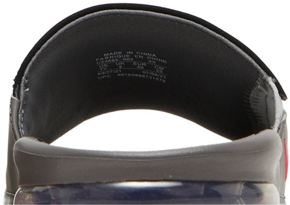 (Youth) Nike Air Max Camden Slide 'Flat Pewter Siren Red' CZ4665-002 Sizing (Youth) Nike Air Max Camden Slide 'Flat Pewter Siren Red' CZ4665-002