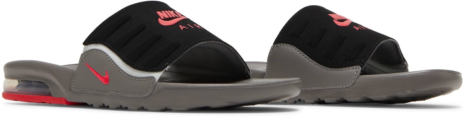(Youth) Nike Air Max Camden Slide 'Flat Pewter Siren Red' CZ4665-002 Cheap (Youth) Nike Air Max Camden Slide 'Flat Pewter Siren Red' CZ4665-002