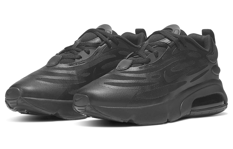 Lookbook 耐吉 Air Max Exosense 低帮 跑步鞋 GS 黑