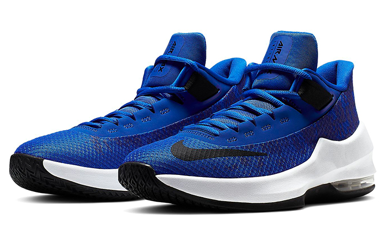 Lookbook (JR) Nike Air Max Infuriate 2 Mid ''Wit Blauw Zwart'' AH3426-400