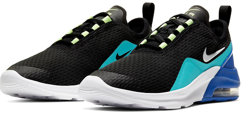 Nike Air Max Motion 2 後掌氣墊 低筒 跑步鞋 GS 黑超藍 Lookbook Nike Air Max Motion 2 後掌氣墊 低筒 跑步鞋 GS 黑超藍