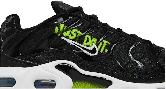 Nike Air Max Plus 1 "Just Do It" 低帮 跑步鞋 GS 黑綠 Order Nike Air Max Plus 1 "Just Do It" 低帮 跑步鞋 GS 黑綠