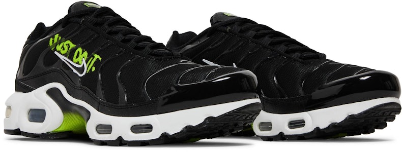Nike Air Max Plus 1 "Just Do It" 低帮 跑步鞋 GS 黑綠 Cheap Nike Air Max Plus 1 "Just Do It" 低帮 跑步鞋 GS 黑綠