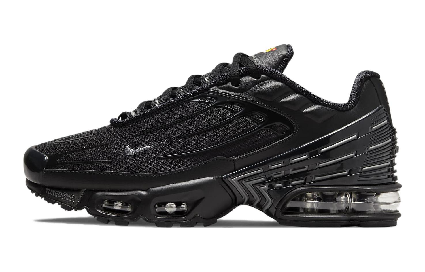 Buy 大童 Nike Air Max Plus 3 減震防踢 兒童休閒鞋 黑色